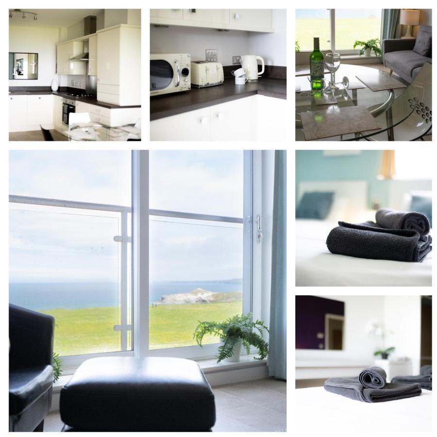 Stunning Sea Views, Luxury Apartment Beaches & Restaurants Are A Short Walk Away New Quay Buitenkant foto